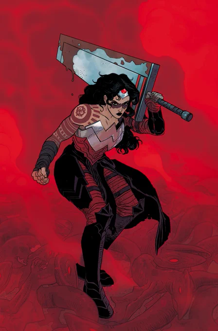 ABSOLUTE WONDER WOMAN #1 is getting a SECOND printing!!Thank you so much for (already!!) supporting our book so thoroughly!2nd print cover from myself and # 