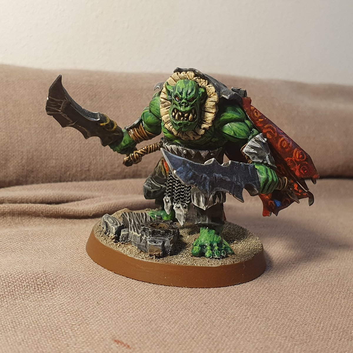 WarbossKurgan's tweet photo. Finished the new Weirdbrute Wrekkaz, and Brute for #TheRotmoons
https://t.co/qxNChhwjY6
#Ironjawz #AgeOfSigmar #PirateOrruks #WarhammerCommunity #WarHamFam https://t.co/lsAaufw7J5