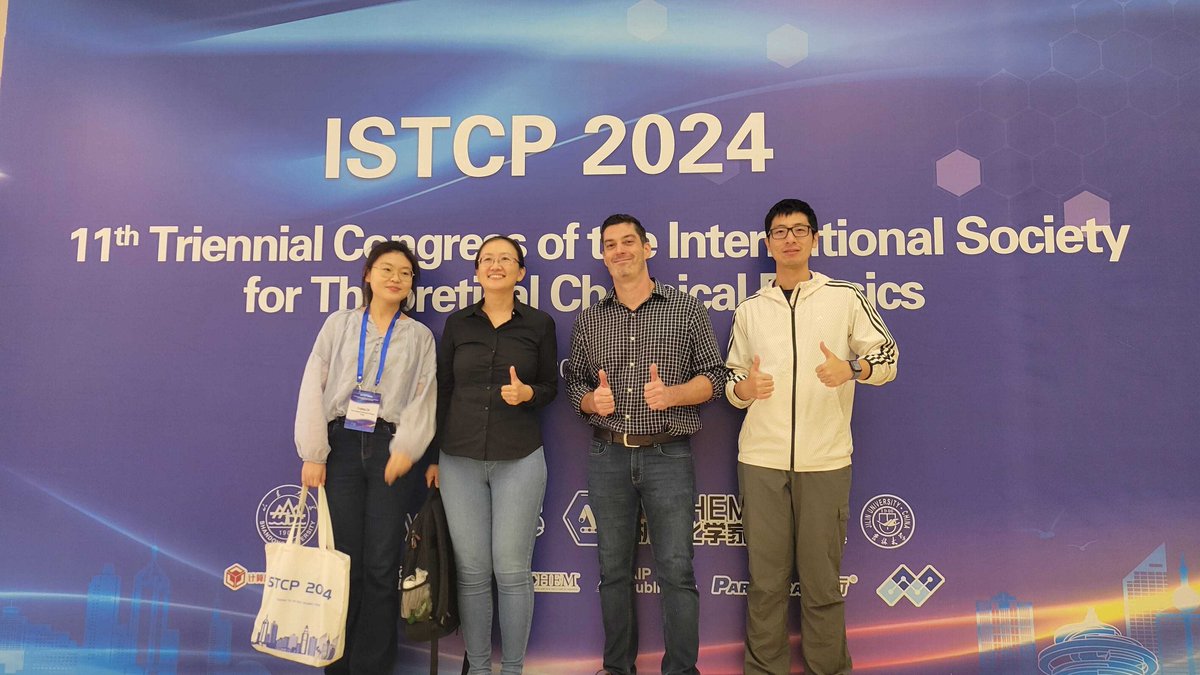 I was invited to present our lab's simulation work on the myofilament protein ABLM1 at this year's meeting of #istcp2024 in Qingdao, China!  Happy to also visit with my colleague Yi Wang from the Chinese U. of Hong Kong.