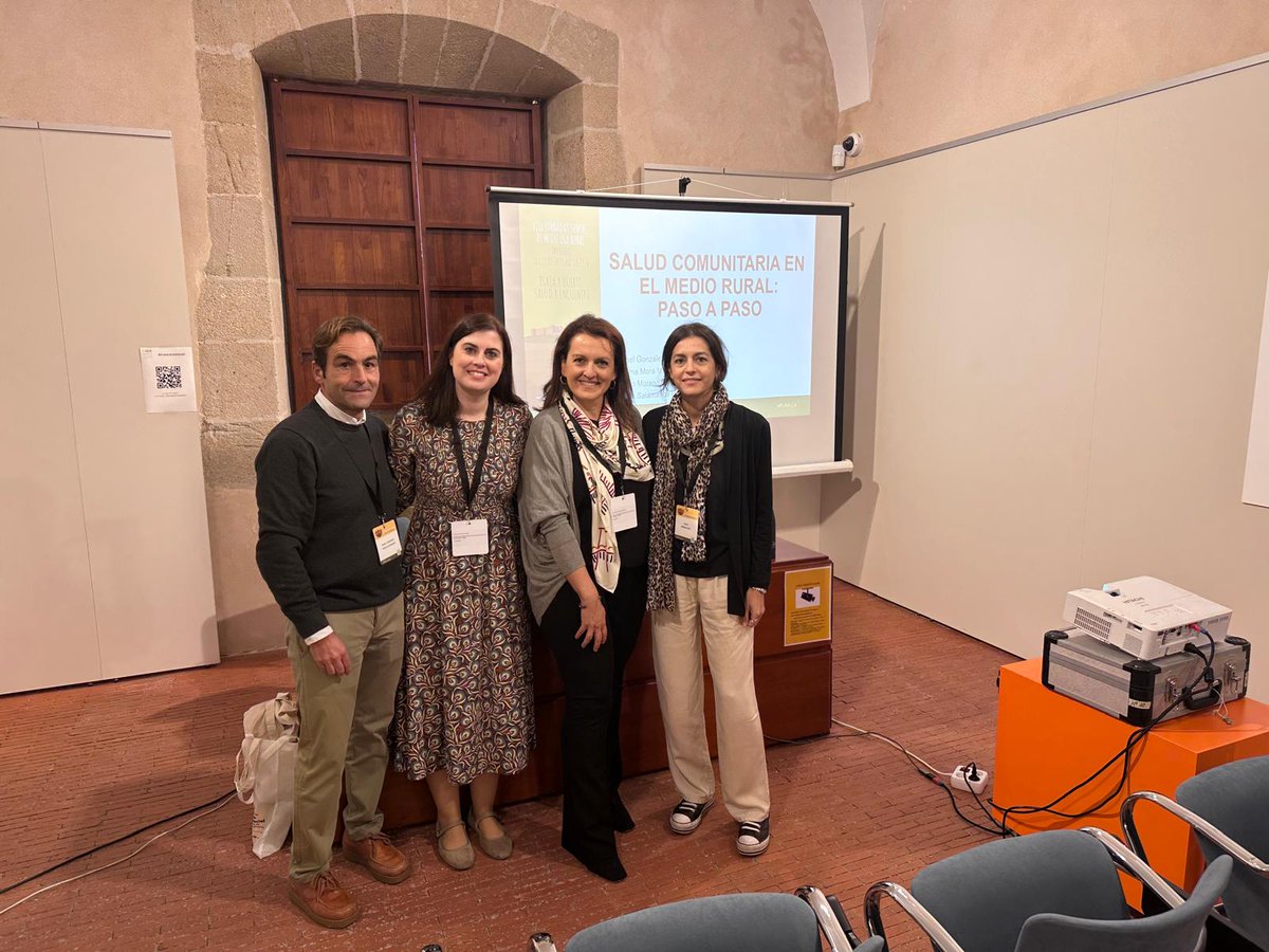 VII Jornada de <a href="/semfyc/">semFYC</a> Rural en Trujillo. Mañana estaremos de nuevo en el taller de #saludcomunitaria en el medio rural: paso a paso. Os esperamos!!
<a href="/semfycrural/">Gdt semFYC Rural</a> <a href="/SComunitariaExt/">Salud Comunitaria Extremadura</a>