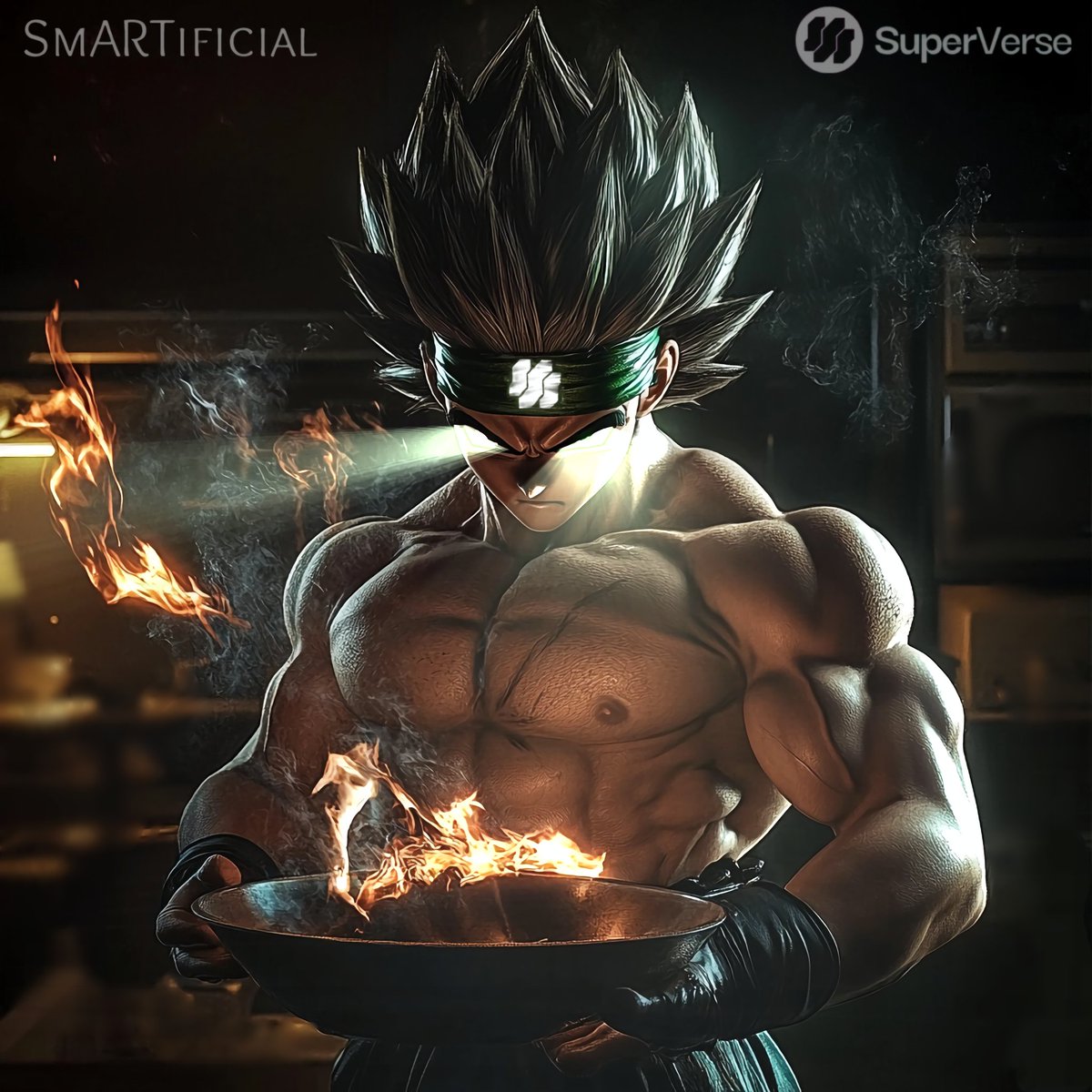 williammhammer's tweet photo. @SuperVerse 🔥 When cooking up greatness, only the strongest ingredients will do! 💪 @SuperVerse #SmARTificial #SuperVerse #AIArt #GamingLegends #EpicCreation #LevelUp #UnleashYourPower https://t.co/fKSObWVDLr