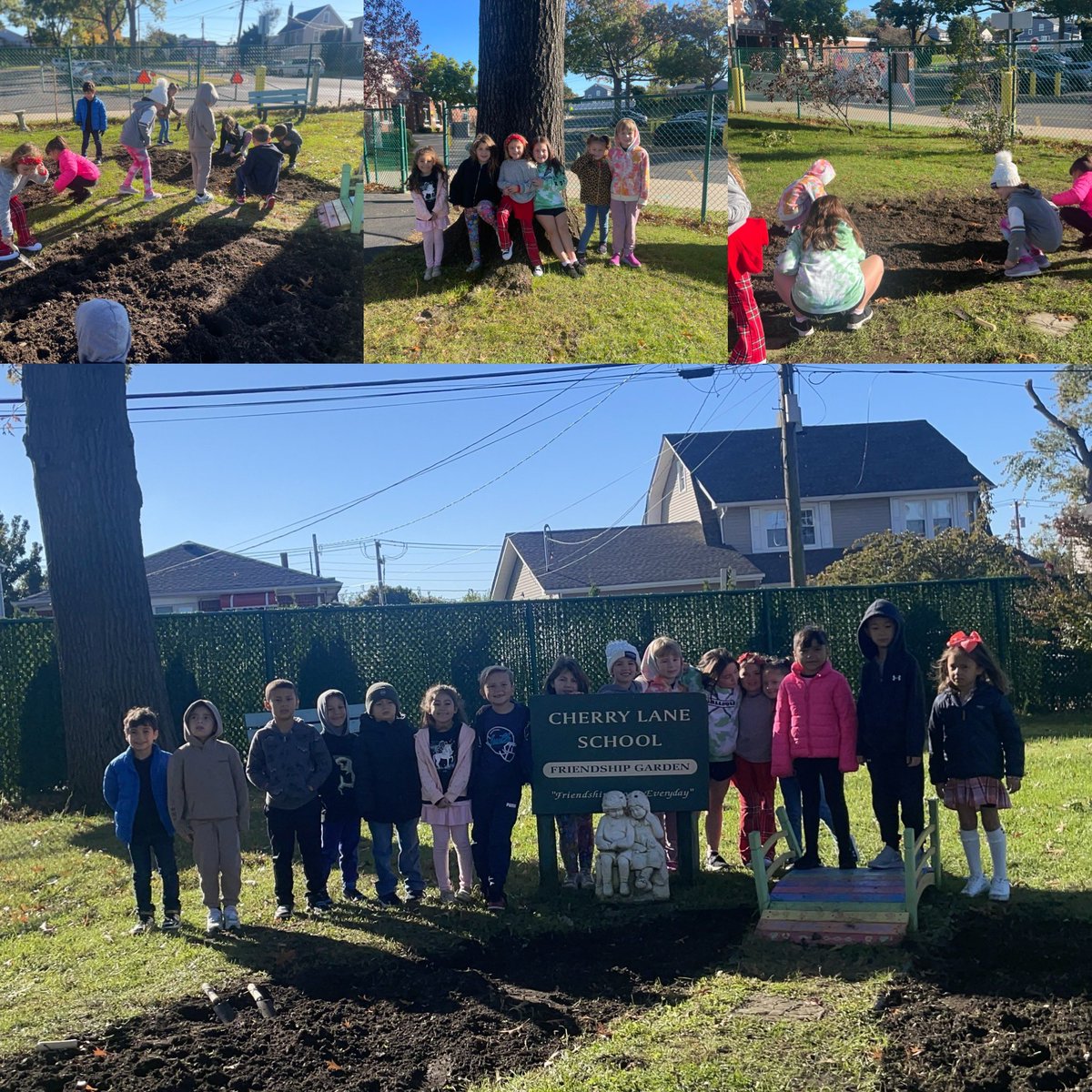 Thanks to the PTA for a fun fall planting experience!
