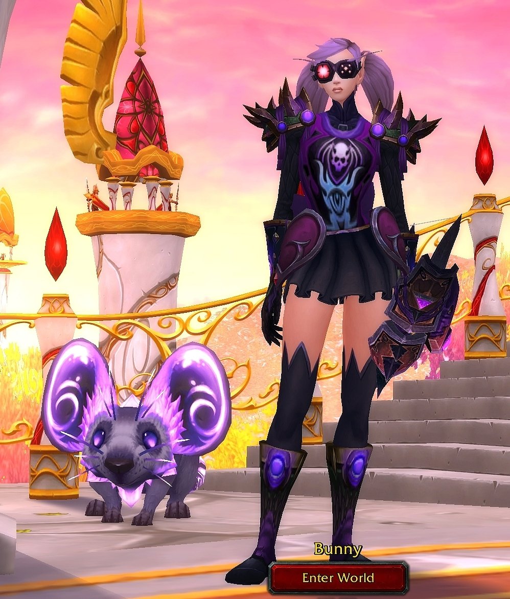 just a bunny and her mouse