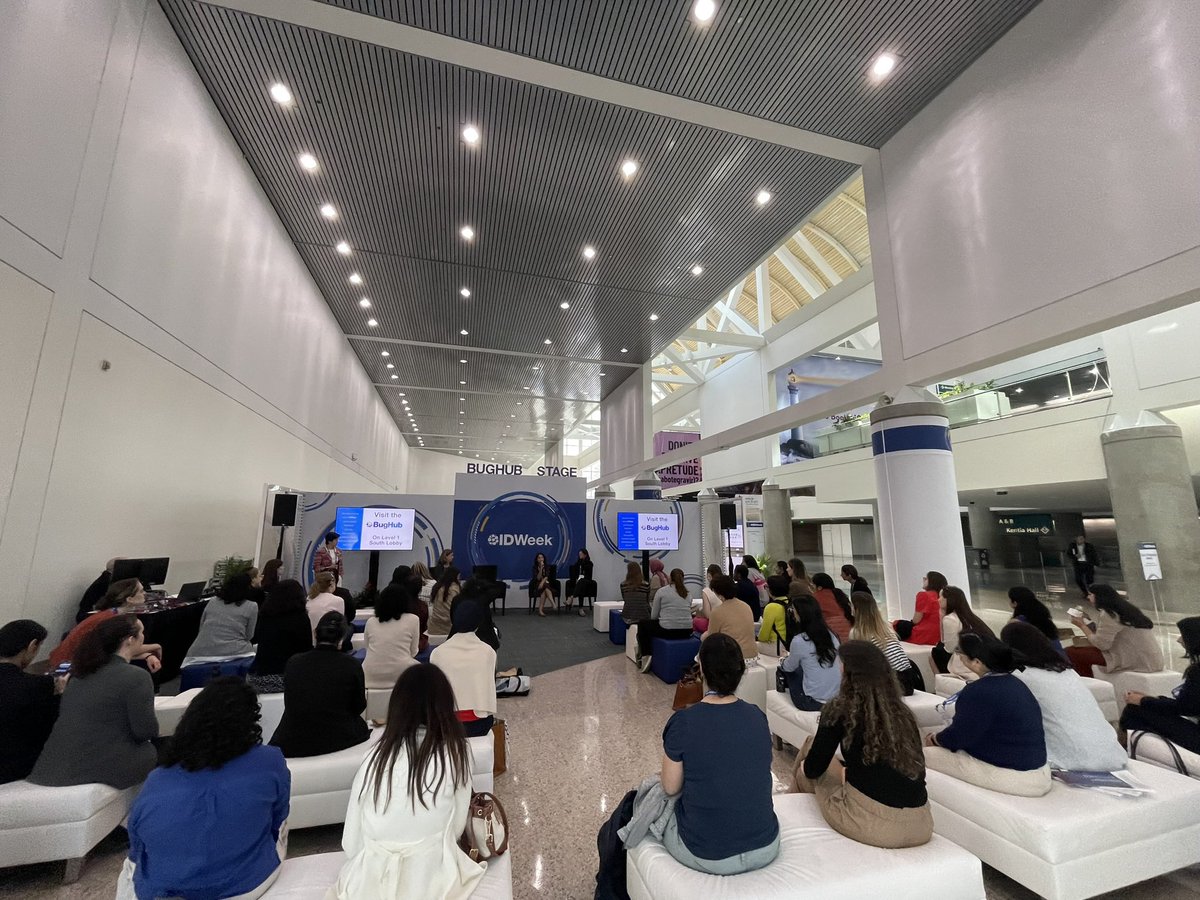 Very enriching discussion about how to support moms, motherhood and our families while navigating training and faculty life #womeninID #IDweek2024 <a href="/IDWeekmtg/">IDWeek</a> <a href="/IDSAInfo/">IDSA</a> #IDBugHub