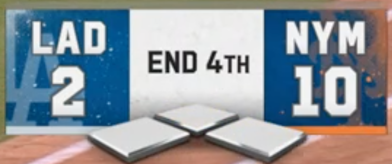 MLB's tweet photo. Everything is coming up @Mets tonight 😳 #NLCS https://t.co/pjiPw1qjKS