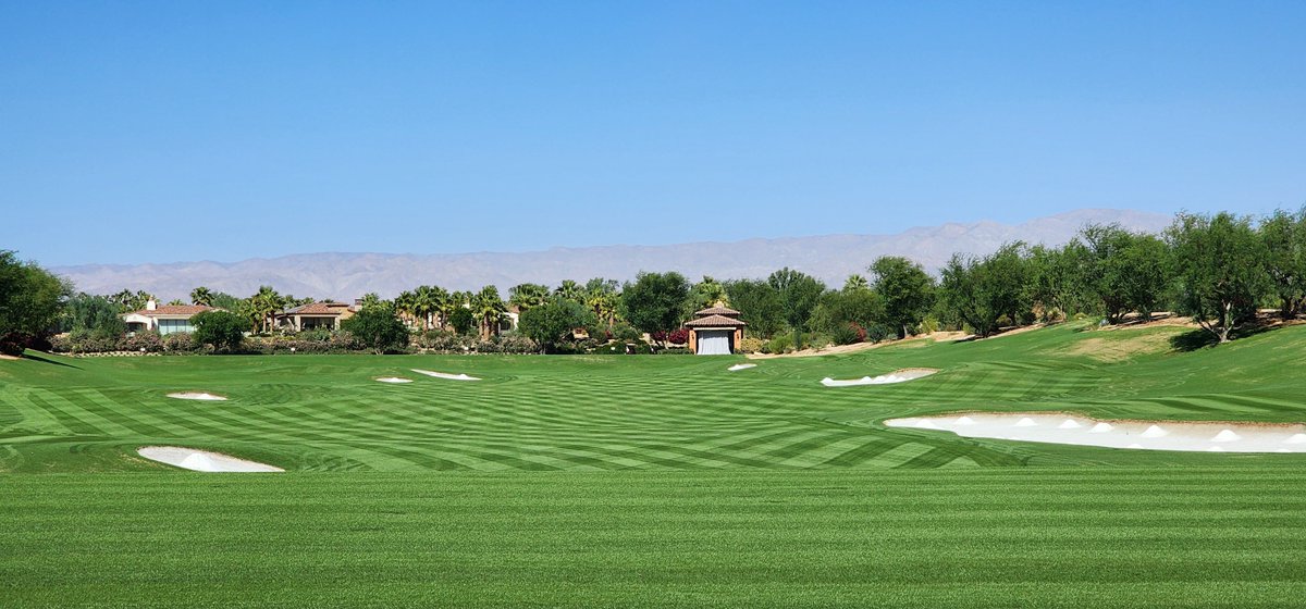 Double cut first mow on the range, just for fun! ⛳️🤠