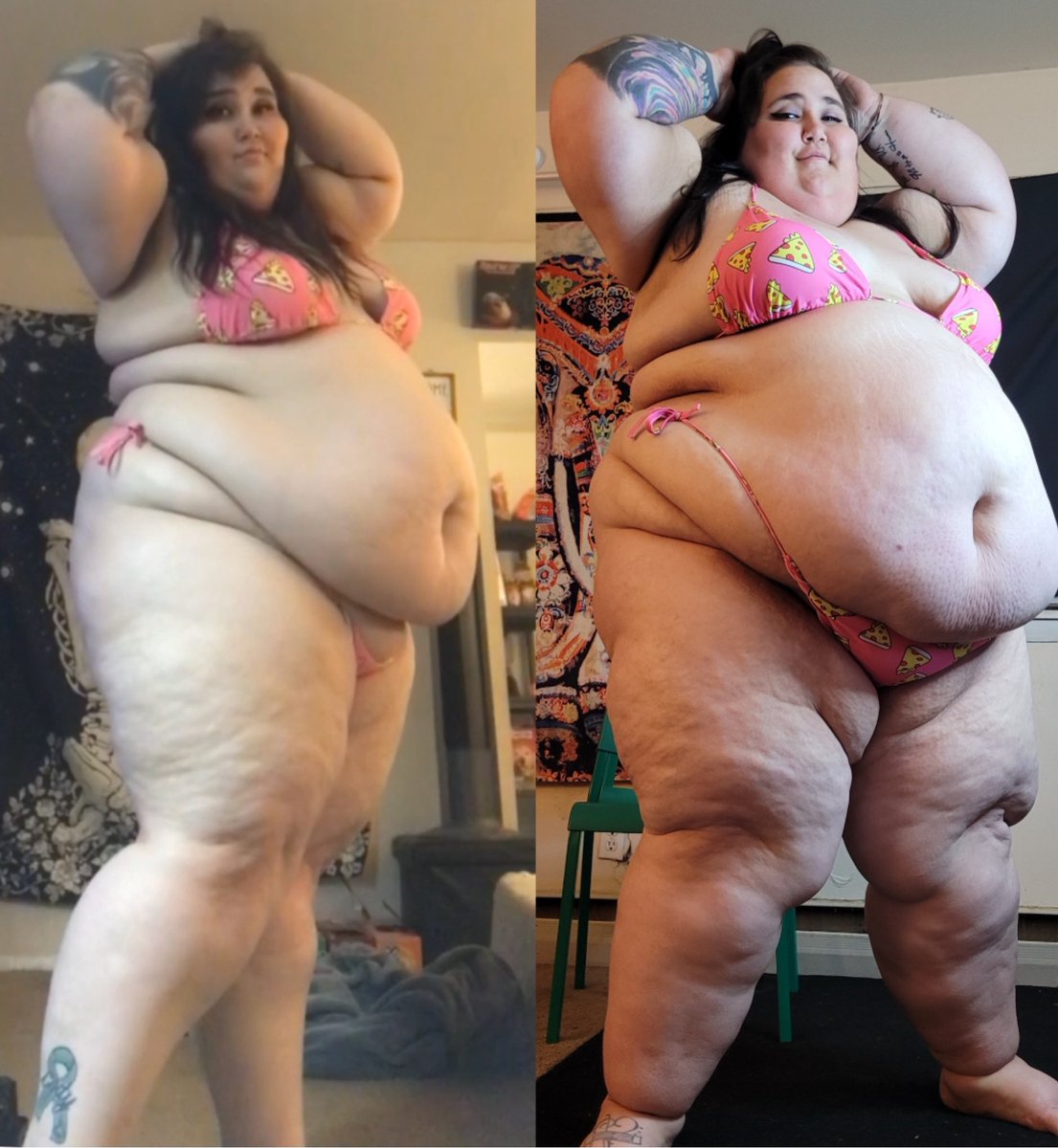 Can you believe the before pic is 4 years and 200lbs ago 😱 💖 Check out my...