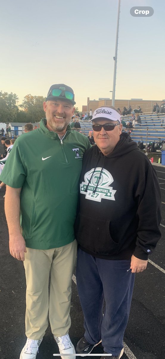 Got to see the toughest guy ever coached. Don’t let that smile fool you he was nasty good on that field !! Love you Nathan Leslie !! Go HORNETS 🔥🔥🏈🏈🔥🔥!!