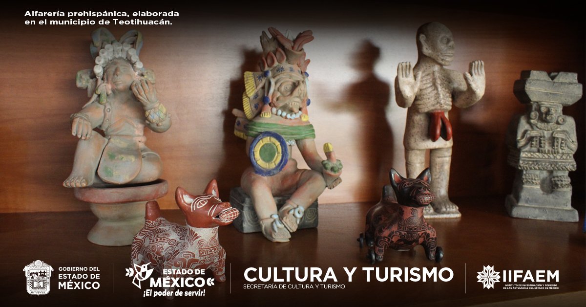 iifaem's tweet photo. En el Estado de México las y los artesanos dedicados a la alfarería y cerámica siguen elaborando figuras y vasijas prehispánicas como una muestra del legado que dejaron nuestros antepasados.
Encuentra estas piezas en las #TiendasCasart
https://t.co/9rsYFmjb8r
#ElPoderDeServir https://t.co/4pOBPYe48s