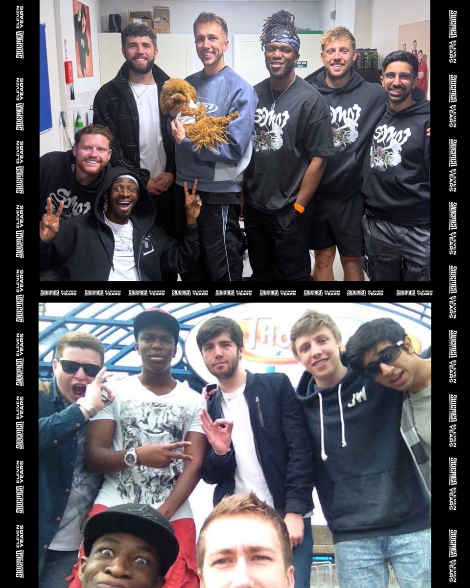 PostlightX's tweet image. 11 Years of Friendship, Entertainment &amp;amp; Success.

Happy #Sidemen11Years! @Sidemen 🤍