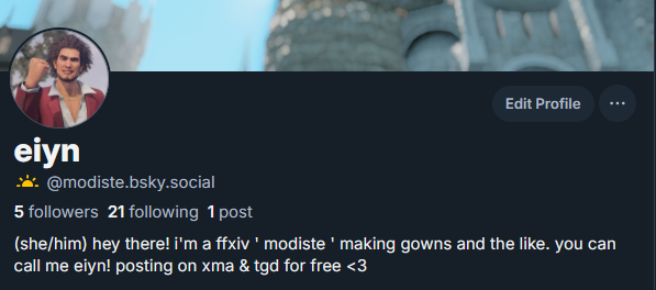 eiyn ♡ comms closed (@modiste_xiv) / Posts / X
