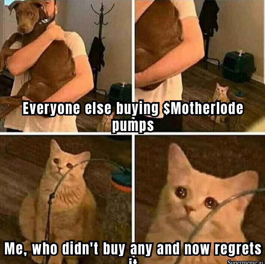 Pint_01's tweet photo. Imagine missing out on $motherlode 

@motherlodeCoin
 #motherlodecheatcode #motherlode https://t.co/sZkHZHECTF