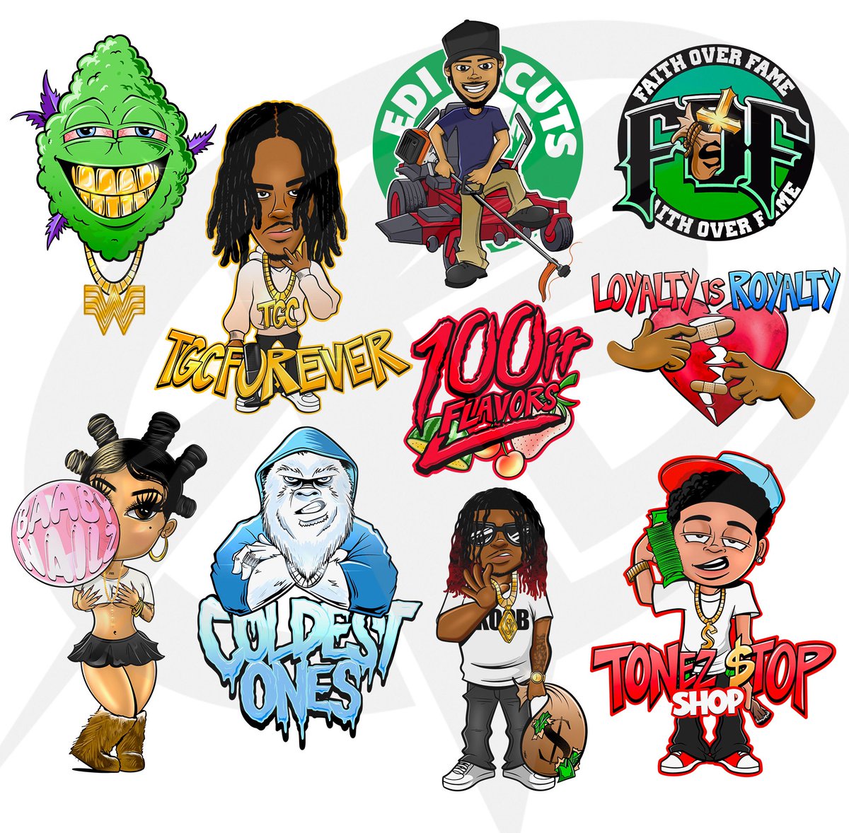 Custom Logos, Cartoons, Cover Art, Clothing Design tweet media