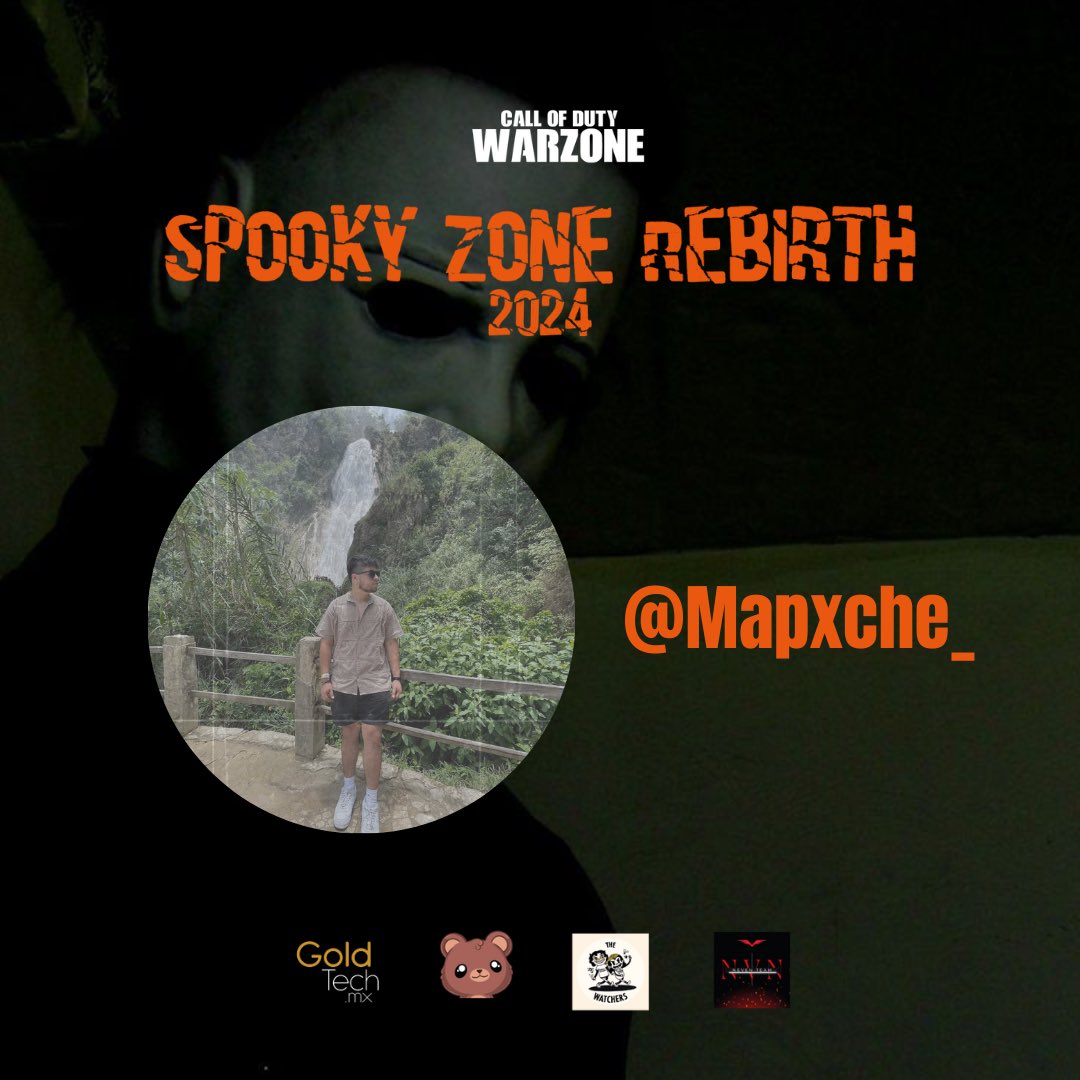 🎃 SPOOKYZONE REBIRTH 🎃

🪦Le damos la bienvenida a nuestro 9no capitán 🦇

🪦 <a href="/Mapxche_/">BSK Mapxche</a> 🪦

💀20 de Octubre 6:00PM Hora CDMX💀

@Bimbitodonitas
<a href="/th3watchers/">The Watchers</a> 
<a href="/goldtechmx/">Gold Tech Mx</a>