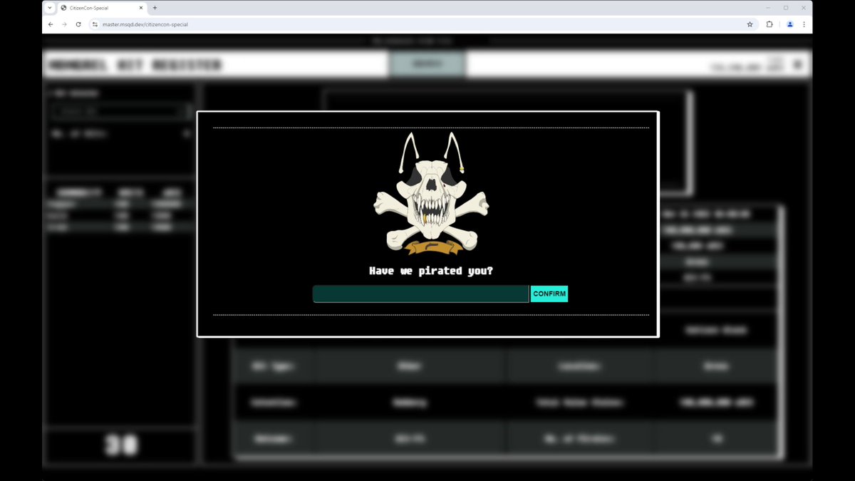 For those attending #CitizenCon2954 today, make sure to take the time and stop by the Mongrel Squad org booth to see if you've had a close encounter of the Mongrel kind!

#StarCitizen
