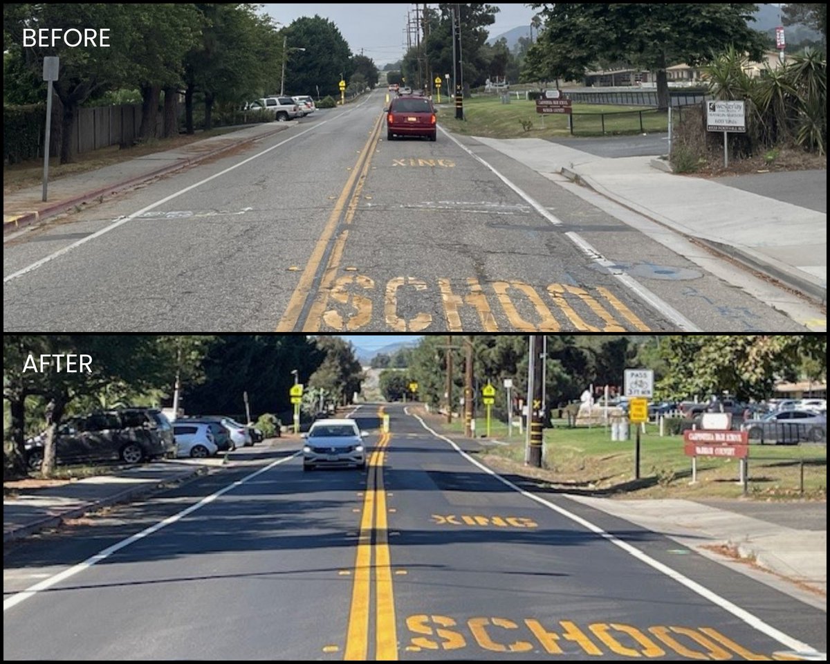 CaltransD5's tweet photo. ๐What an improvment! Take a look at the completed paving project on #StateRoute192 in #Carpinteria: https://t.co/XIfHKXCBYH