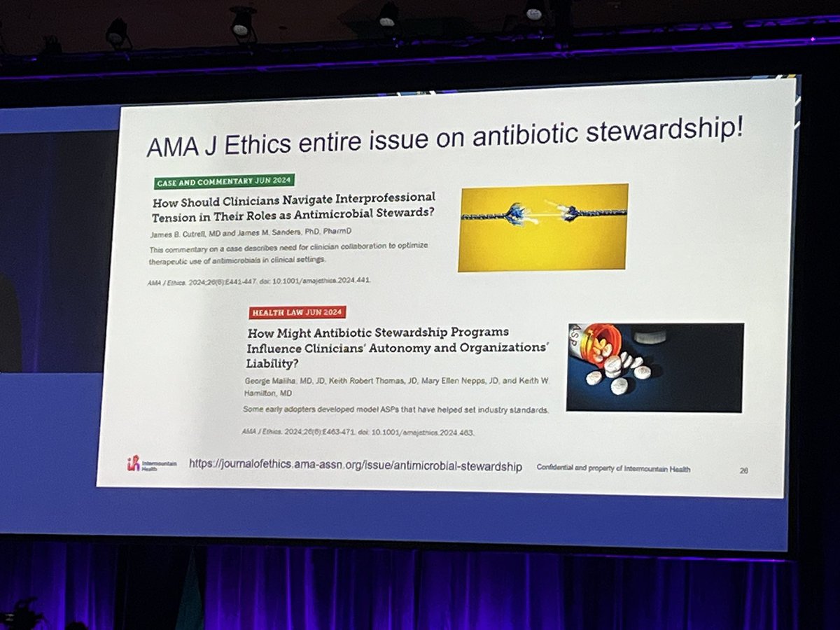 Brad Cutrell, MD, FIDSA (@bradcutrellmd) on Twitter photo Thanks for the shoutout <a href="/tinymuscles/">Whitney Buckel</a> at #IDWeek2024 for our perspective piece in <a href="/JournalofEthics/">AMA Journal of Ethics</a> on virtue ethics approach to navigate tension between ASP stewards and clinicians! <a href="/jsandurz/">James Sanders</a> @cfyen_md <a href="/KatesOlivia/">Olivia Kates, MD</a> Thanks for the shoutout <a href="/tinymuscles/">Whitney Buckel</a> at #IDWeek2024 for our perspective piece in <a href="/JournalofEthics/">AMA Journal of Ethics</a> on virtue ethics approach to navigate tension between ASP stewards and clinicians! <a href="/jsandurz/">James Sanders</a> @cfyen_md <a href="/KatesOlivia/">Olivia Kates, MD</a>