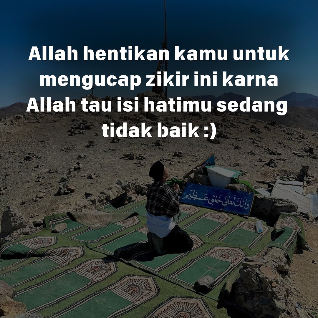 Stop dulu coba scrollnya, mari ucapkan dzikir ini karena Allah tau isi hatimu sedang tidak baik-baik saja.

A Thread