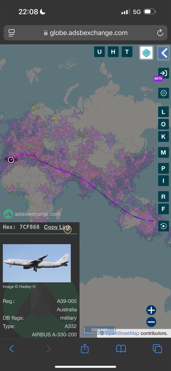 bio_spotter's tweet photo. Visitante especial hoy en Jerez! A330 de la fuerza aérea australiana en Jerez! 🤯 Vuelo directo desde Australia +20 horas de vuelo. Es este el vuelo mas largo que ha aterrizado en Jerez? #jerez #australia #airbus https://t.co/uVwu54Zbgx