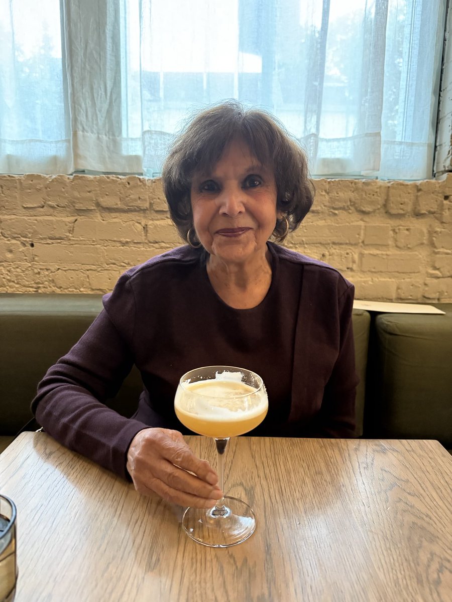 neal_katyal's tweet photo. So blessed to be spending my mom’s 90th-ish birthday with her in Chicago at #Kasama. Thank you chefs Tim Flores and Genie Kwon! https://t.co/xAsc4sinzC