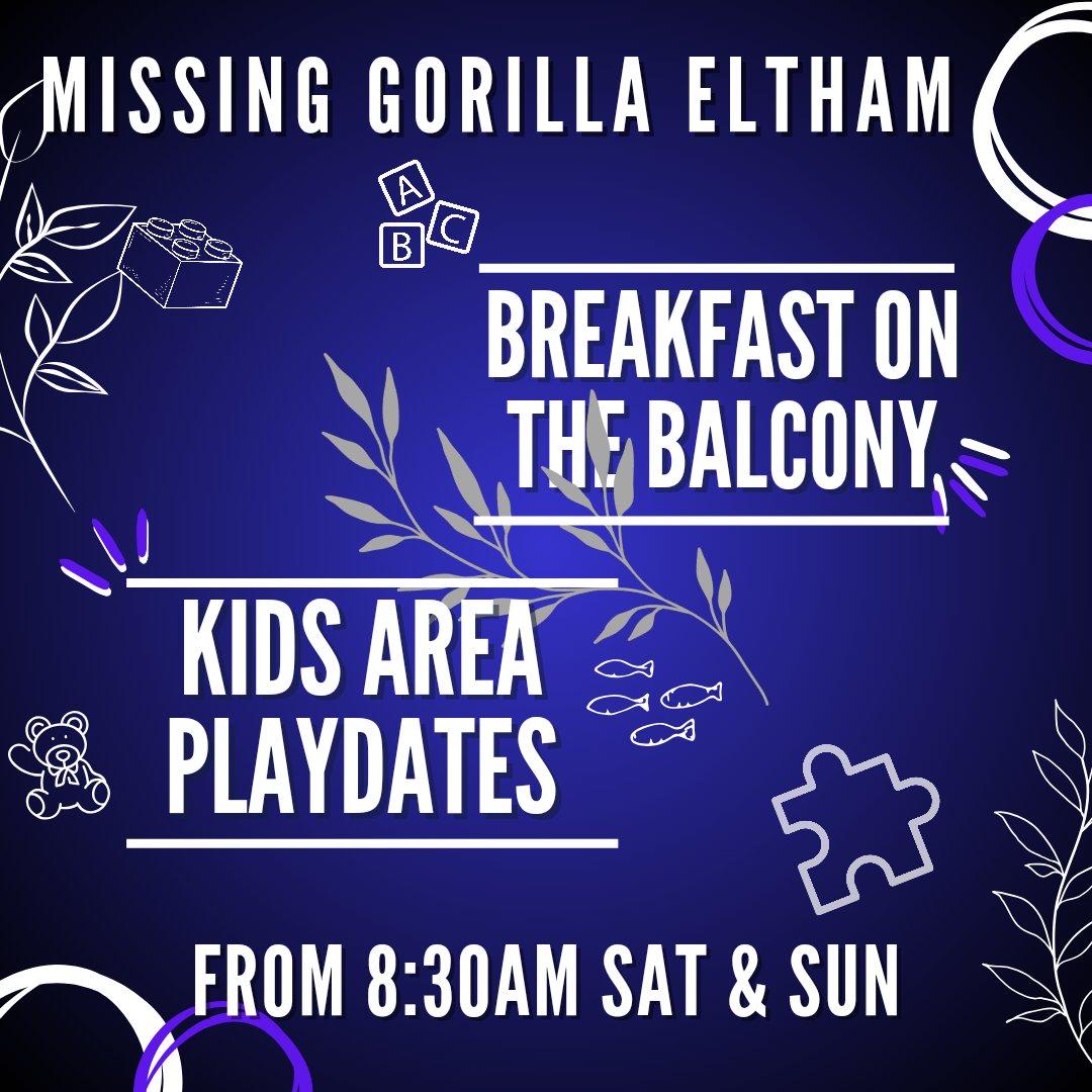 MissingGorilla's tweet photo. Breakfast!!😍

Your favourite night venue also delivering you some breakfast treats from 8:30am Saturday &amp; Sunday!

Kids can have a play in the kids' area while you enjoy a coffee! https://t.co/gxGREN0oM5