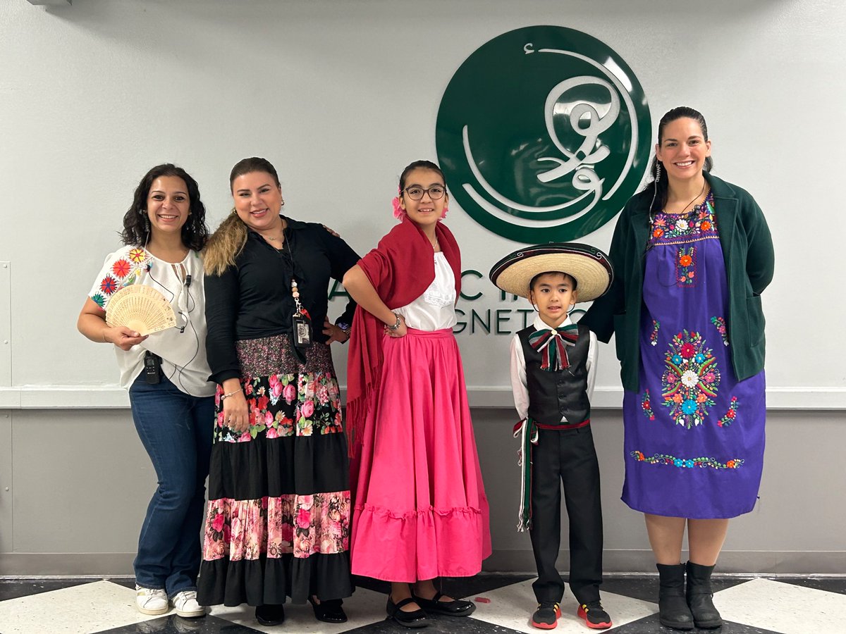 Today, we proudly wrapped up Hispanic Heritage Month with a beautiful celebration of culture and community! 🎉 Students and staff were invited to dress in attire representing Hispanic heritage, and the result was a colorful display of pride and tradition.