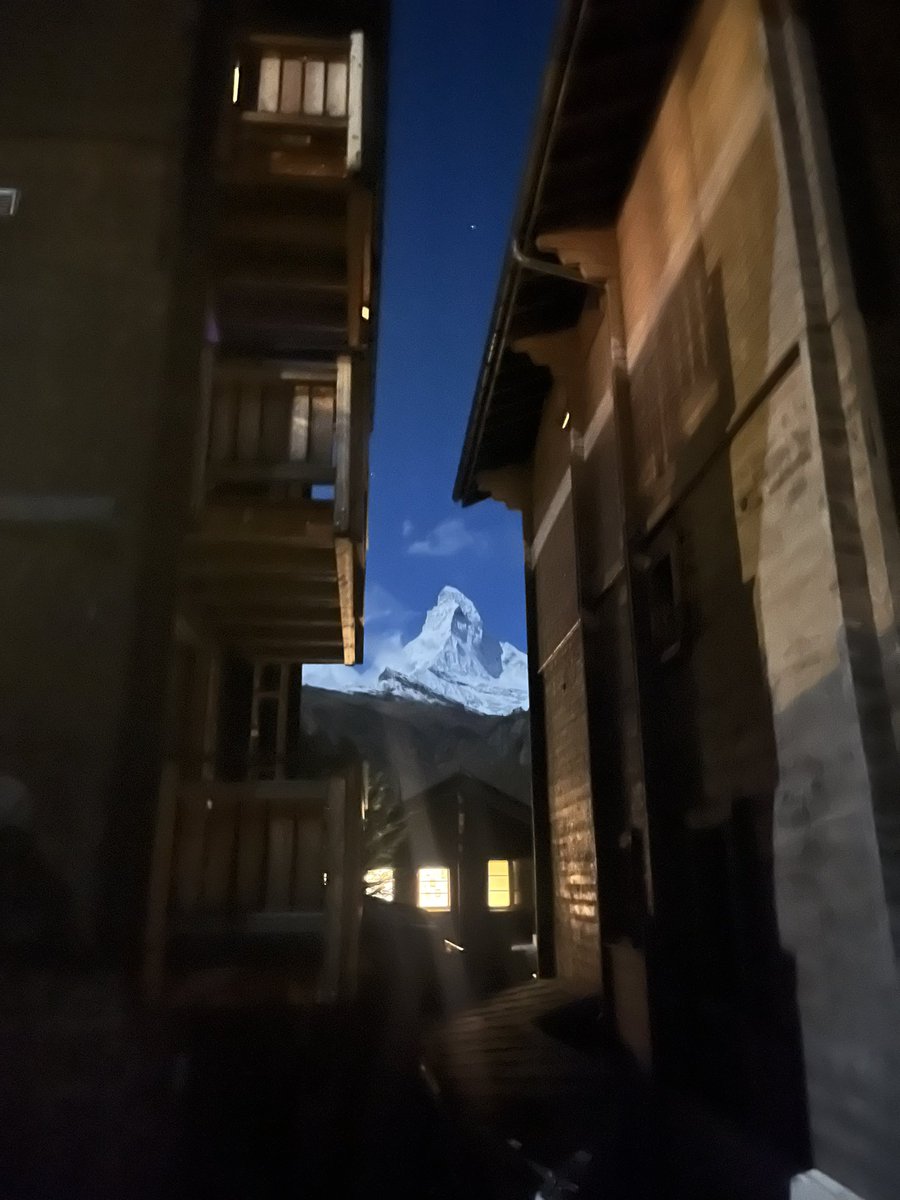 BrianF_VII's tweet photo. Yall got the Matterhorn at Disney I got it in Switzerland https://t.co/gSGAJk4HWj