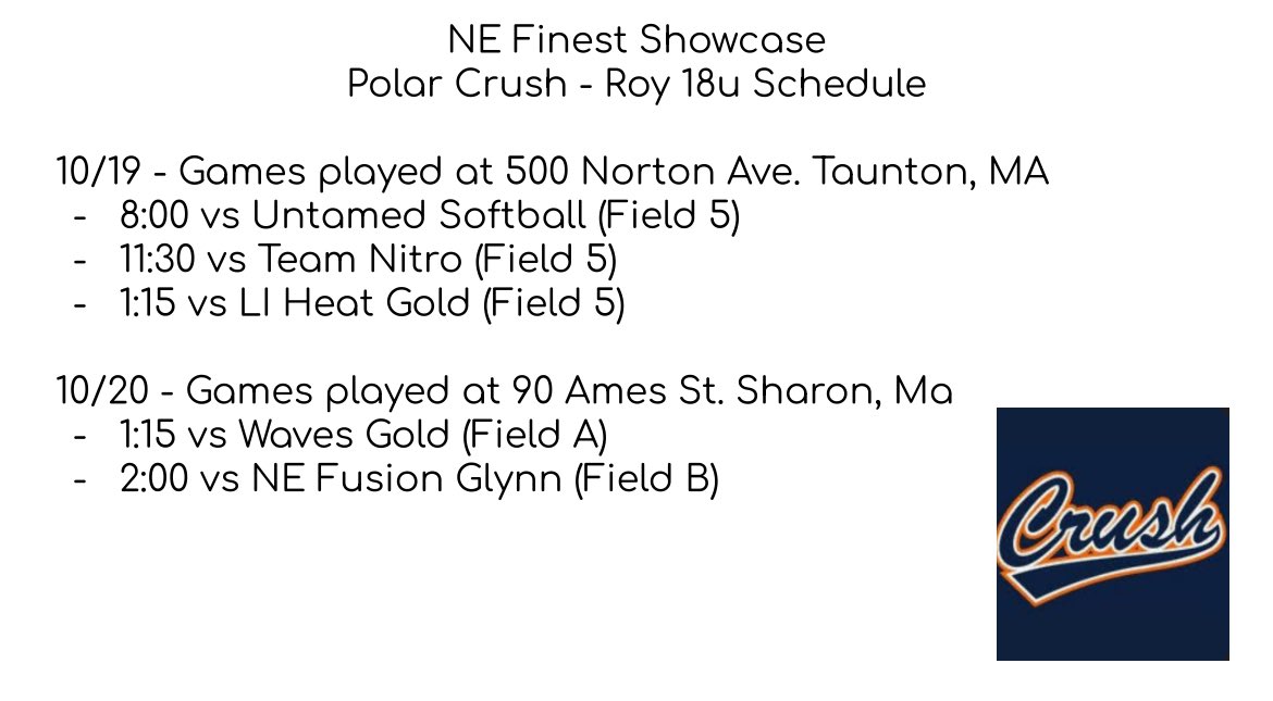 acgrant129's tweet photo. Last weekend our team did great going 3-1 on our first weekend back!! We are back at it again this weekend for NE Finest! Let’s go! 
@IHartFastpitch @CoastRecruits @HCrossSB @AssumptionU_SB @MC_Athletics @UConnSoftball https://t.co/aNA2sCGQC5