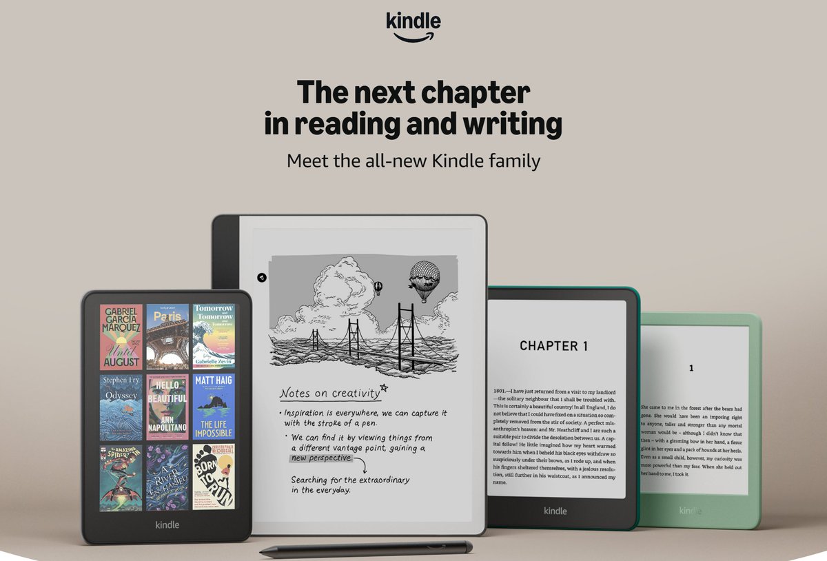 E-Ink new products: Amazon’s new Kindle series is released, and the first color Kindle Colorsoft is unveiled!
ereaderpro.co.uk/en/blogs/news/…