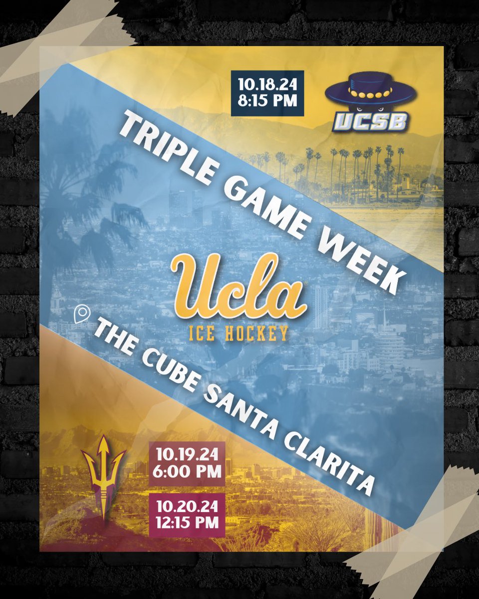 Big weekend on deck. Three opportunities to catch a game, see you there.