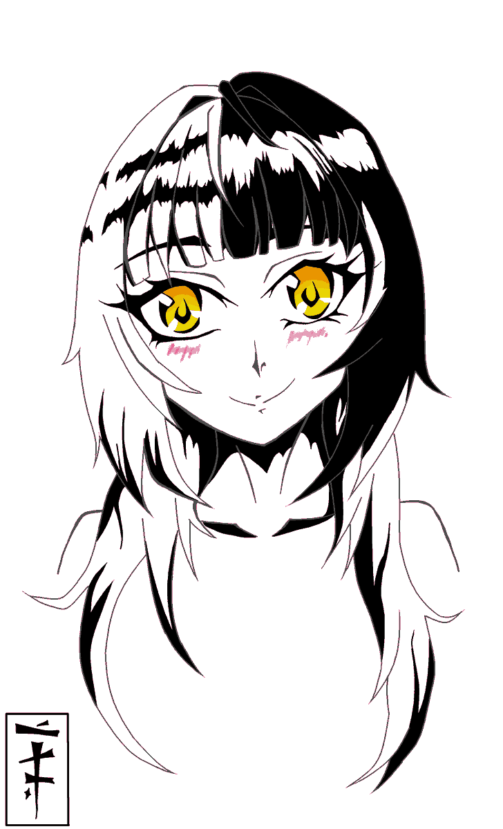 And here's the finished product after a couple of hours, it's not perfect, but I like the end result, I'm gonna try to digitize my other sketches and see what happens next...

#ShiorinSketch