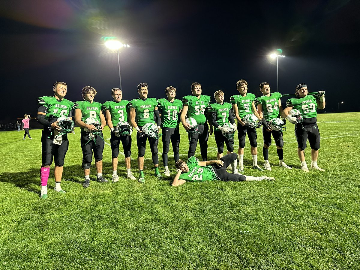 FINAL: Bremen 24, Tippy Valley 10.

Lions finish the regular season at 5-4 with wins over Knox and Tippy Valley. They are peeking heading into sectionals.

WATCH A REPLAY: ihsaatv.org/sportsmichiana…