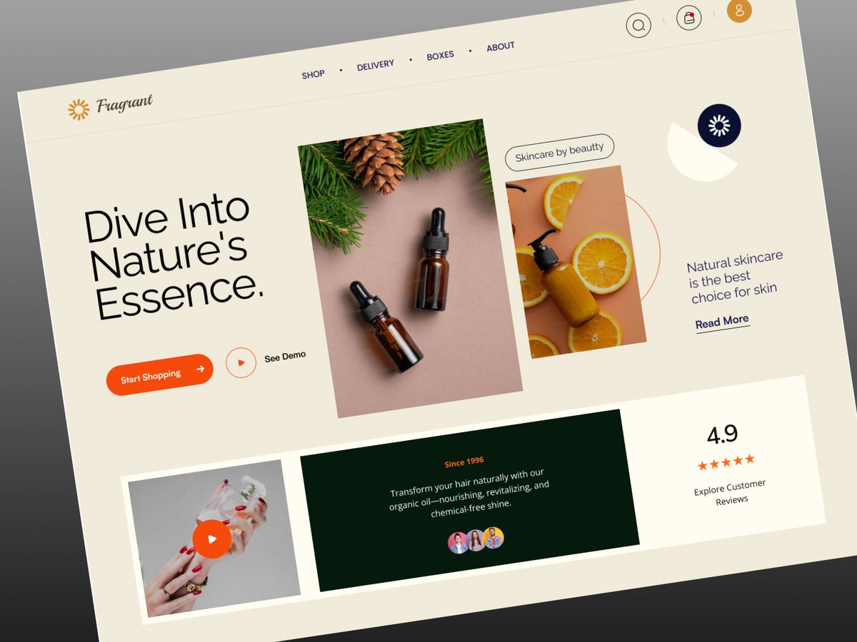 UXuihasib's tweet photo. Exciting News!

I have designed a Perfume E-Commerce Header Exploration r  

Check it out here
https://t.co/tovTruGkZ0 

For project inquiries, visit my website: 💌 https://t.co/2EKJQ4PCFe

#PerfumeDesign
#FragranceExperience
#EcommerceDesign
#ScentedJourney
#LuxuryPerfume https://t.co/4r7nEOLnWx