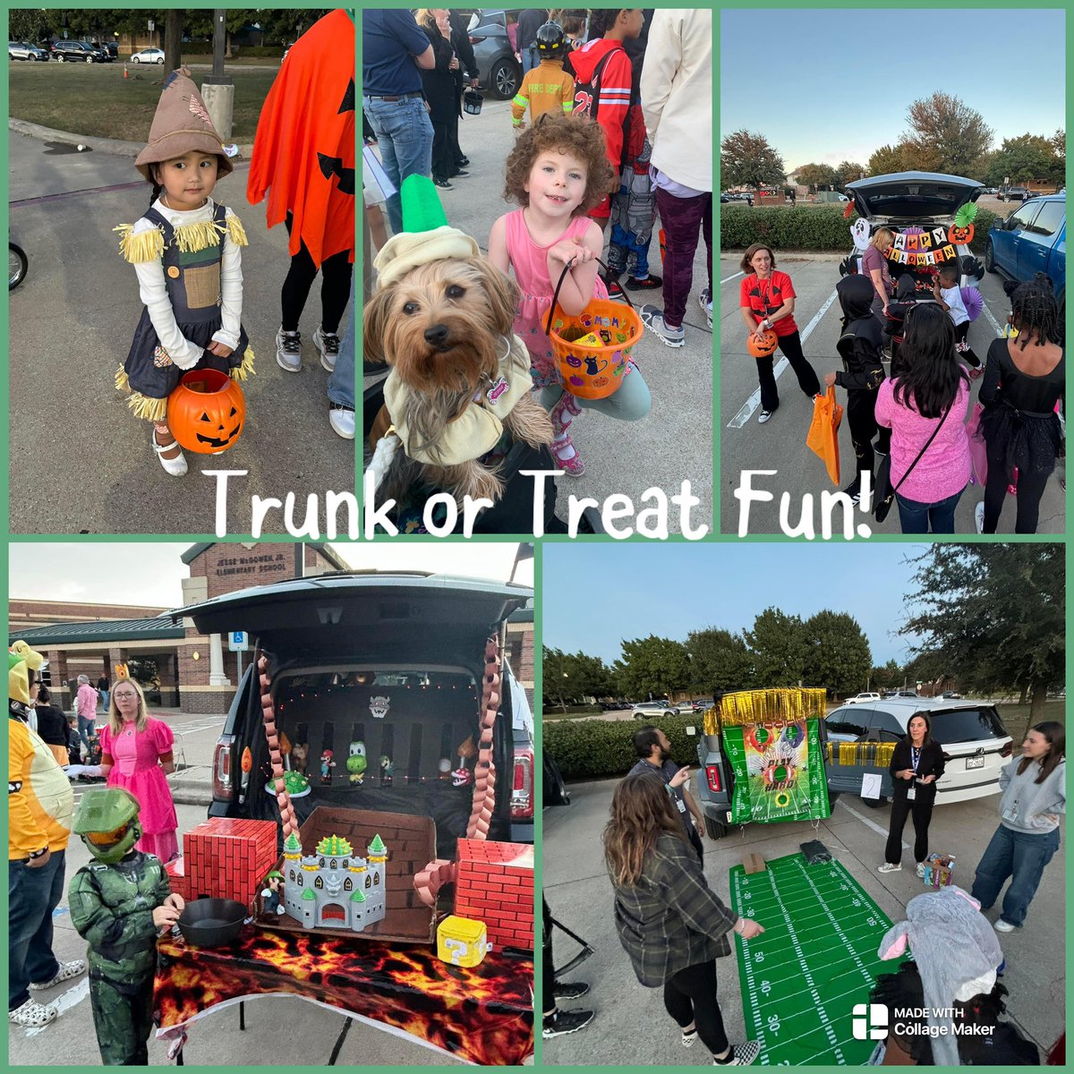 Kimwestmal's tweet photo. Trunk or Treat is always a fun event at McGowen! Thankful for our McGowen PTA and all they do for our students and families! #TeamMcKinney https://t.co/Ibrvl0Olup