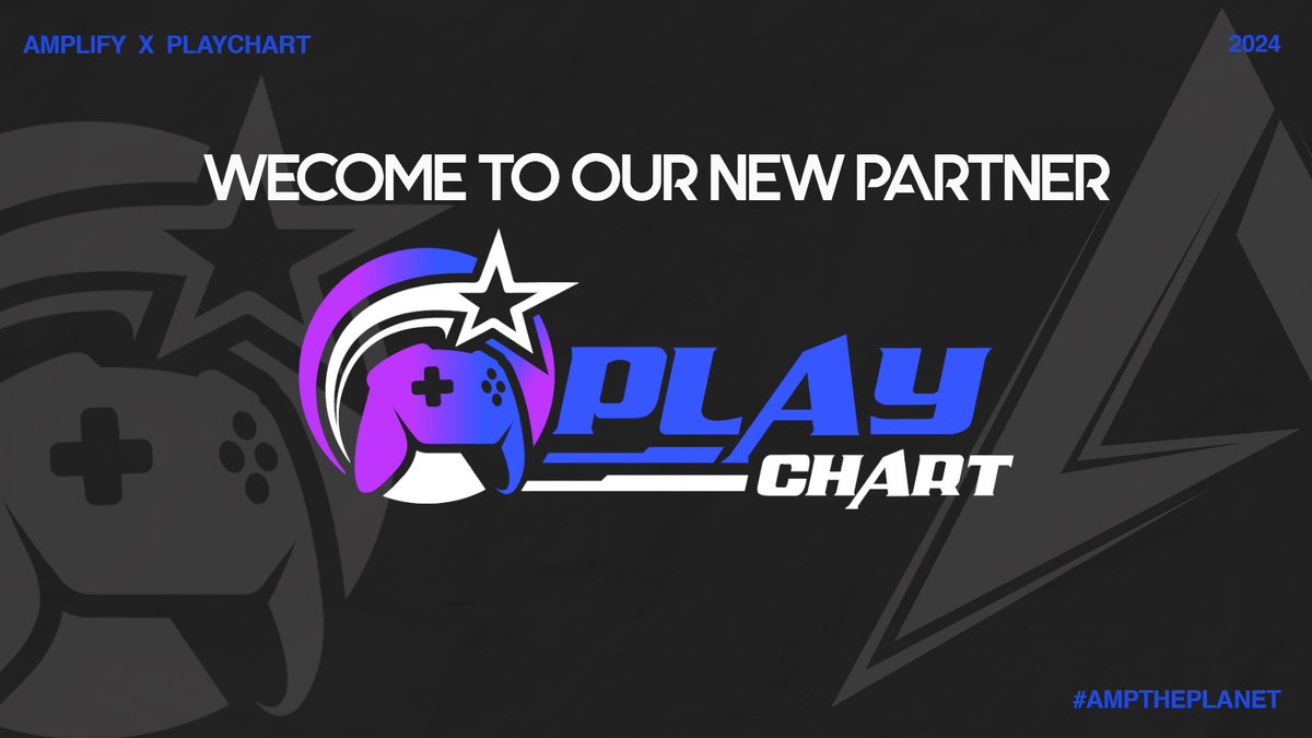 AmplifyEXE's tweet photo. Welcome to @PlaychartGG as our newest partner for 2024!

“It is exciting to collaborate and have them as a sponsor. As we continue to grow and evolve, the need to improve all aspects of Amplify energizes. This partnership reflects just that.” - @RippleFTW 

《 #AmpThePlanet 》 https://t.co/Y3r6gttij1