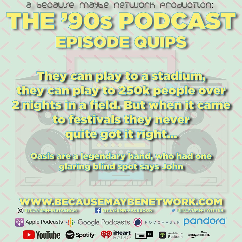 _BecauseMaybe's tweet image. Harsh Truth on Oasis…

#90spodcast #podcast #nostalgia #throwback #90s #90sreview #albumreview #foofighters #debutalbum #davegrohl #goodgreif #illstickaround #bigme #soloalbum #rock #alternative