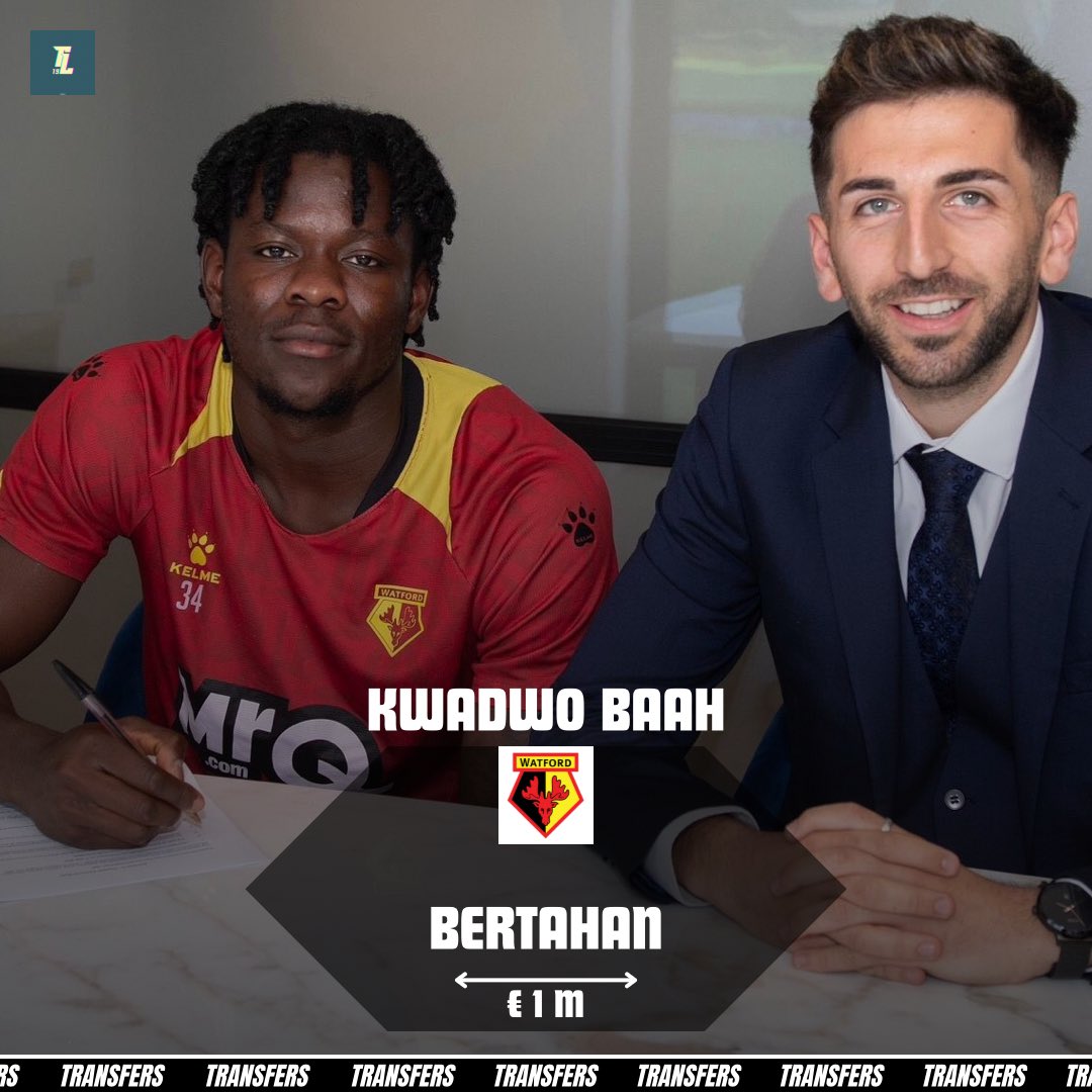 TLeague19's tweet photo. ✍🏻 Kwadwo Baah telah menandatangani kontrak baru dengan Watford yang akan berlaku hingga 2029.

#UPDATE #Transfers #berita https://t.co/BSaRi1TNQJ