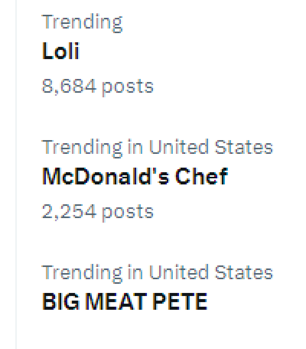 a_man_in_red's tweet photo. Terrifying things are afoot in the Twitter Trending tab. https://t.co/whtoNocoBk