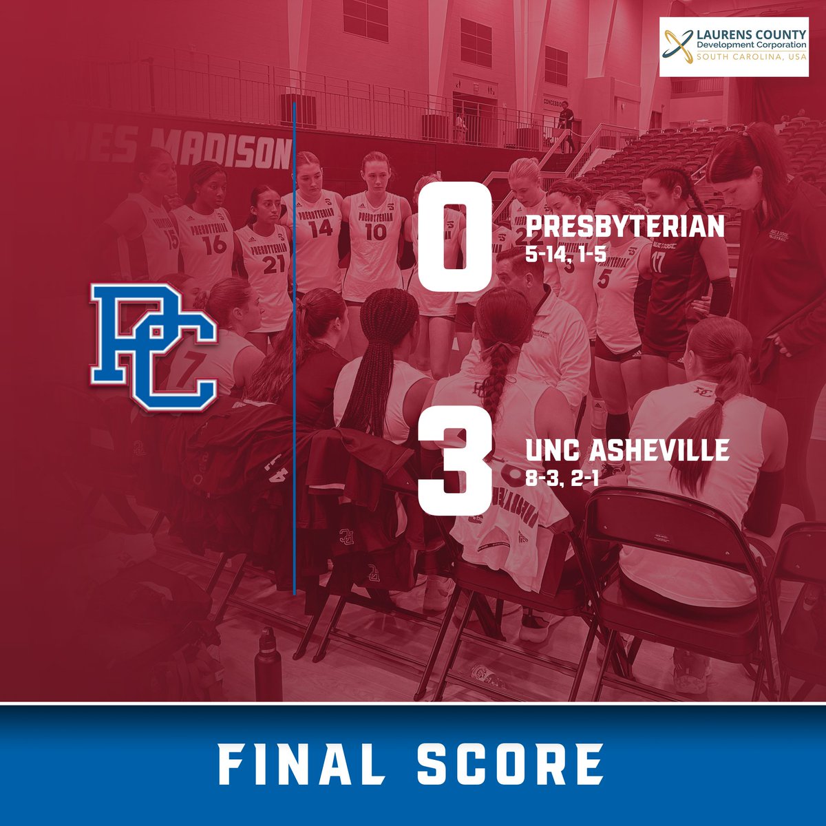 BlueHoseWVB's tweet image. FINAL | PC 0, AVL 3

A tight third set ends in the Bulldogs favor.

#GoBlueHose | #pcvb | #possible