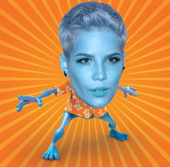 Halsey as Crazy Frog for new album, 'The Great Impersonator