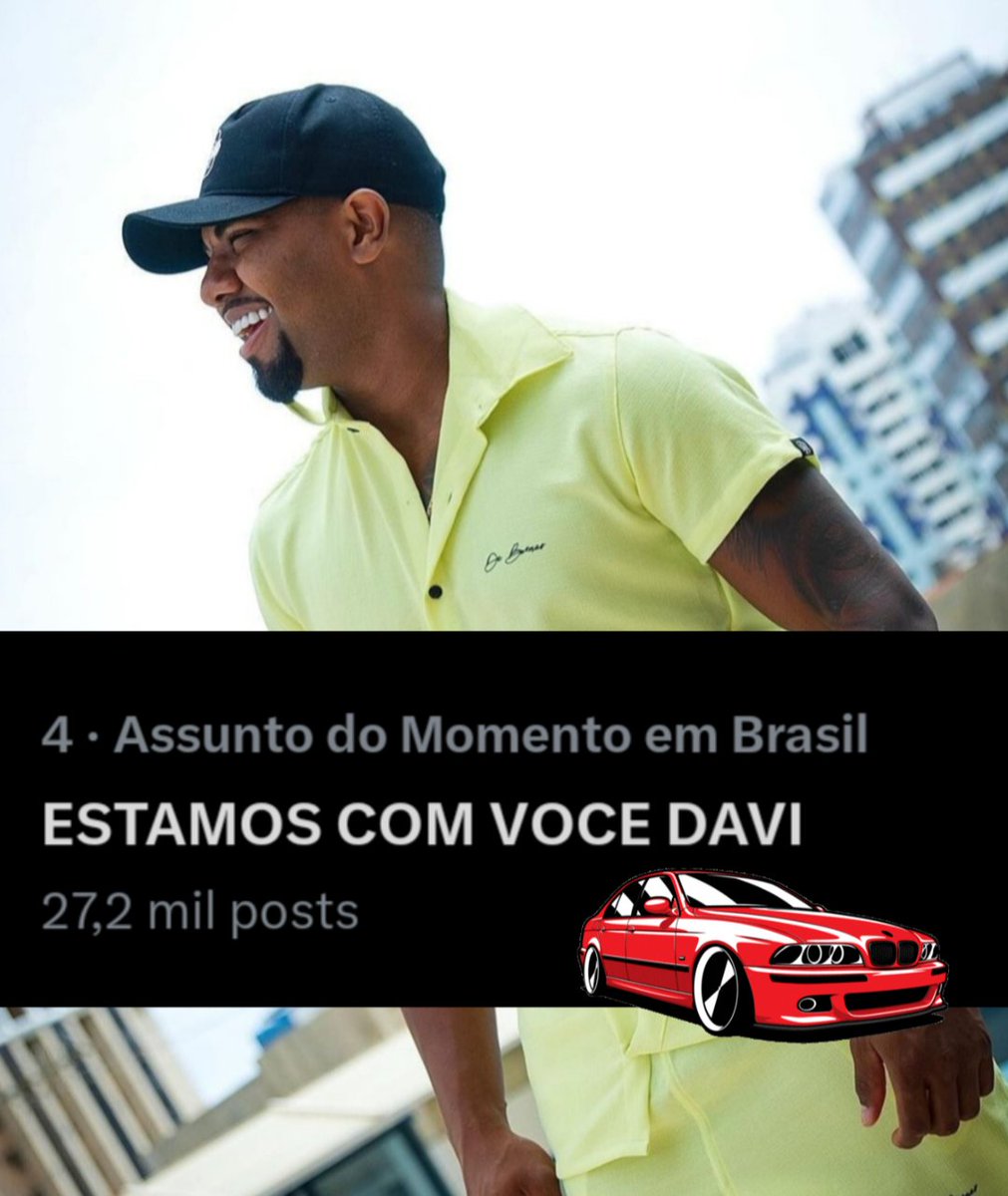focalizeofc's tweet photo. Estamos em 4 lugar entre os assuntos mais comentados do twitter 
ESTAMOS COM VOCE DAVI

dá pra subir ainda mais carrinhos
Vamos ? https://t.co/xf1mlnNfU3