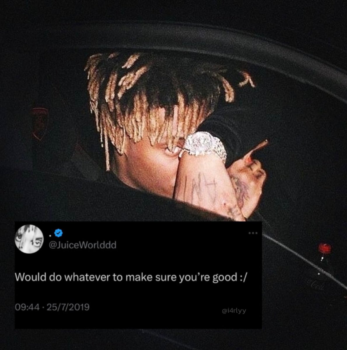 4r_lyy's tweet photo. #Juicewrld https://t.co/8wFTrvZrZS