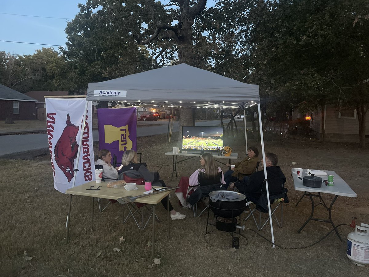 Watching the Gators in Fayetteville!! 
Geaux Gators!!🟠🟠🟠🟠🟠