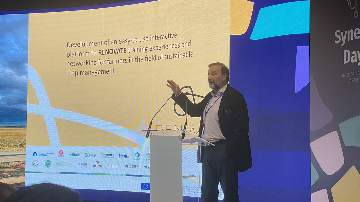 🚜🌿 A <a href="/daTERRALda/">daTERRA</a> esteve presente no Synergy Days 2024 em Barcelona!
No Workshop do projeto RENOVATE, discutimos como usar novas tecnologias para melhorar a formação agrícola e atrair a nova geração. 🌱💻
#synergydays2024 #renovateprojecteu