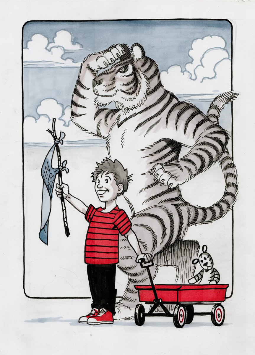 Matt Wagner (@mattwagnercomic) on Twitter photo Hey gang...here's a pretty special commission from Day 1 of the <a href="/CinciComicExpo/">CincinnatiComicExpo</a>, done for my old pal, Mike White--my take on <a href="/calvinandhobbes/">Calvin and Hobbes</a>. Hey gang...here's a pretty special commission from Day 1 of the <a href="/CinciComicExpo/">CincinnatiComicExpo</a>, done for my old pal, Mike White--my take on <a href="/calvinandhobbes/">Calvin and Hobbes</a>.