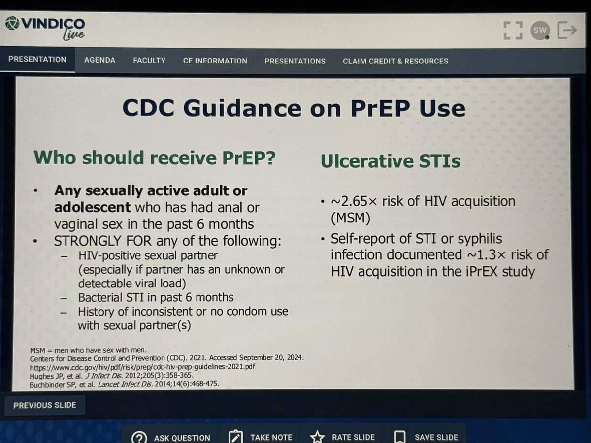 swang8's tweet photo. Great presentation 
on #PrEP while at #IDWeek24!

Learned a ton and very helpful as a primary care provider.

Thanks @doc_in_a_box &amp; @PaulSaxMD!!
@VindicoMedEd 
#HIVPrep #EndtheEpidemic #StatusNeutral https://t.co/wGgtIs12c3