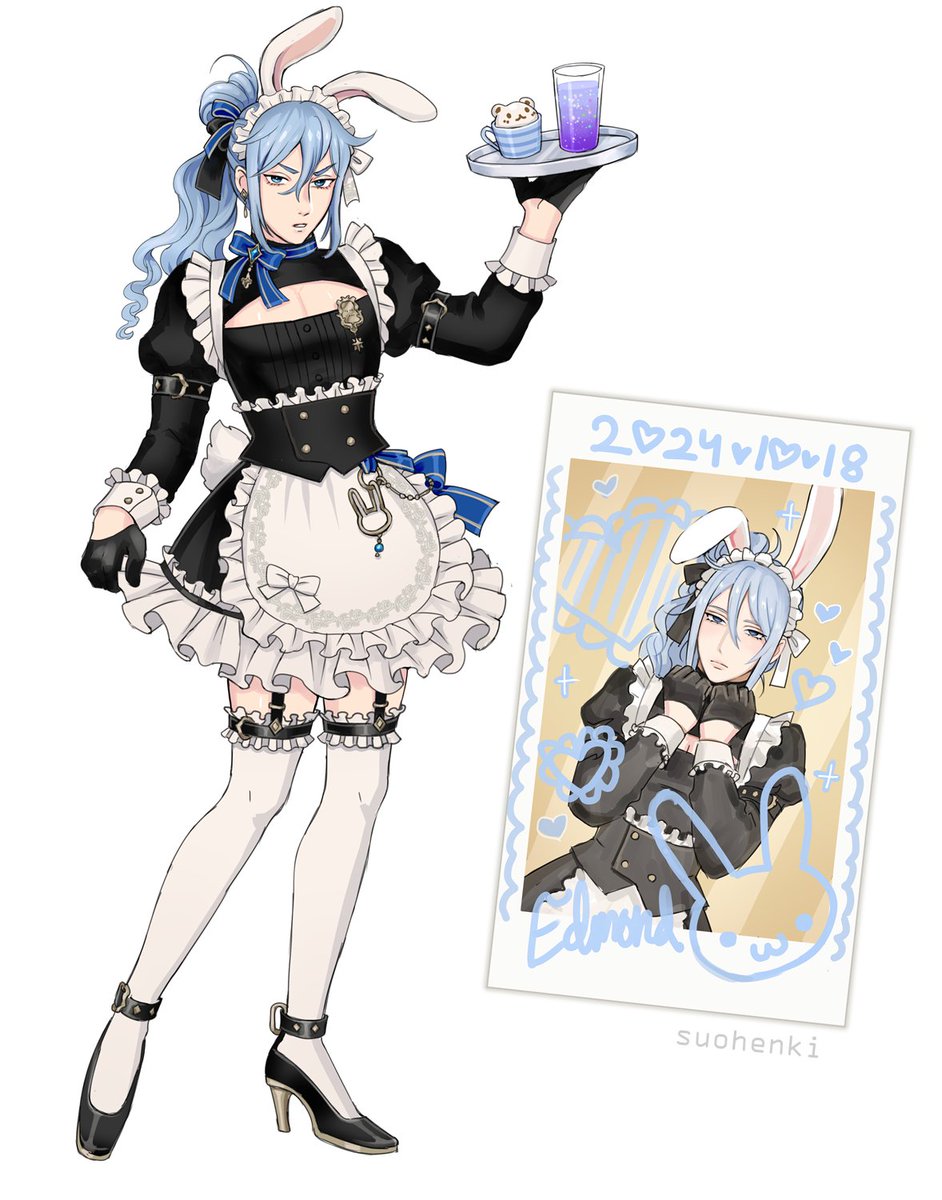 suohenki's tweet photo. #NUcarnival #新世界狂歡FA  #ぬカニ_FA 
Maid Edmond 💙 https://t.co/fIlKONjS07