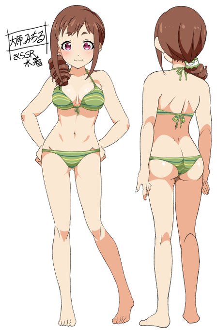 限られた情報からみちるちゃんのさくらSR時の水着設定を妄想してみた 