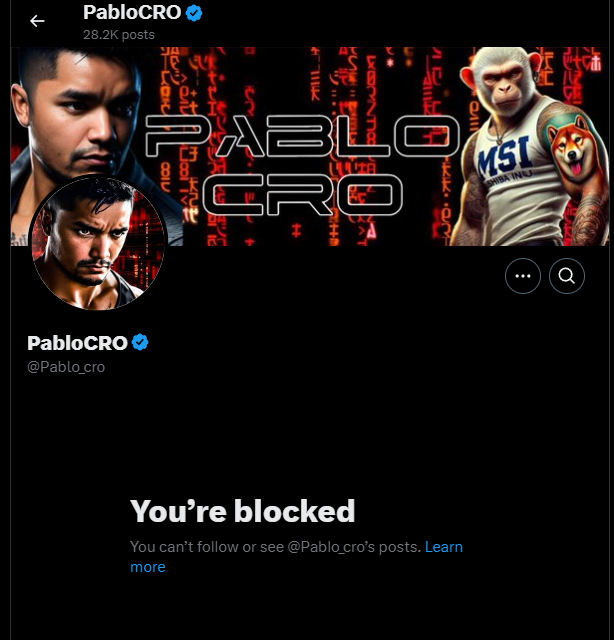 Humble_Reminder's tweet photo. @Pablo_cro 

When you get blocked by an influencer....that's funny...what did I do? Be invested in @PrometheumPMPY and started asking questions , got kicked out the Telegram. Come back to see you been blocked by this guy....Comical. #ZeroAuthenticity https://t.co/12o8c7iIm5