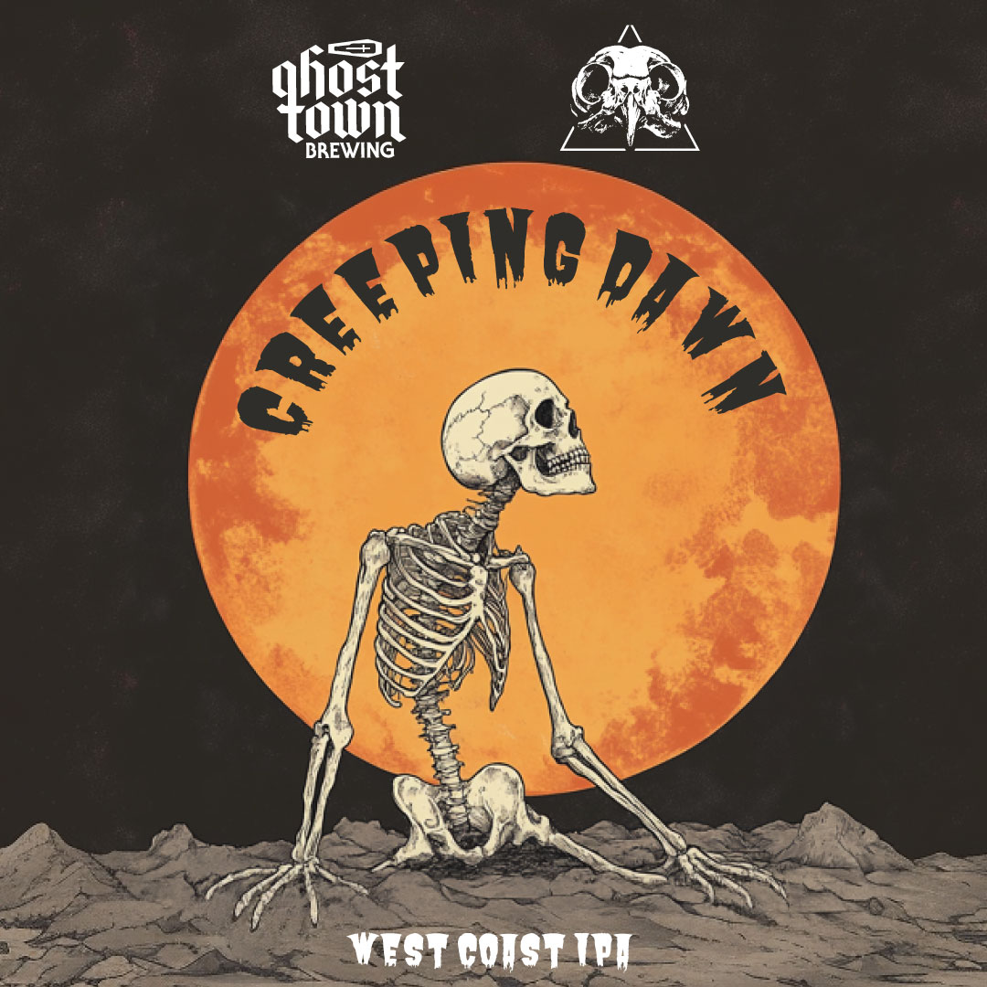 Say good day to Creeping Dawn.

Our first collab to come off our system with our buds at Tenma Beer Project (@tenmabeerproject), is a devotion to our shared fidelity of West Coast IPA. 
 
It's ready to rock at our West Oakland and @ghosttownbrewing_laurel tasting rooms. Wiggle in